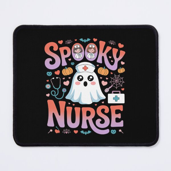 Item preview, Spooky Ghost Nurse Halloween Pumpkin Candy designed and sold by skanderio.