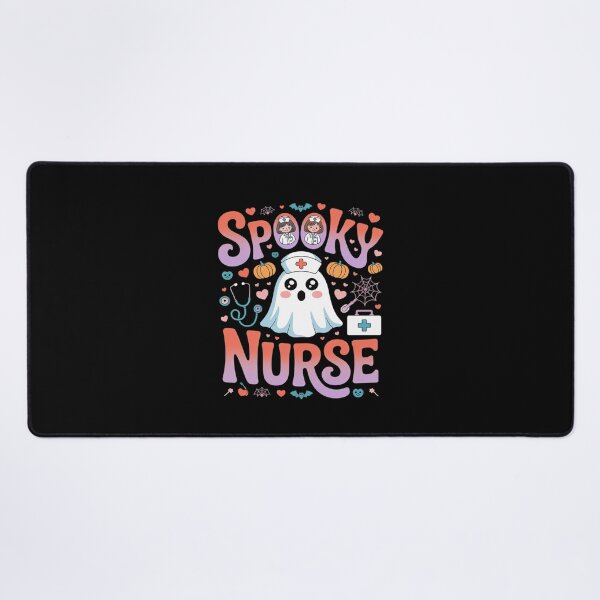 Item preview, Spooky Ghost Nurse Halloween Pumpkin Candy designed and sold by skanderio.