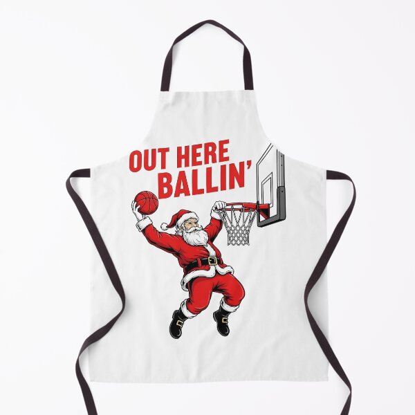 Item preview, Out Here Ballin' Christmas Basketball Lover designed and sold by KroghDs.