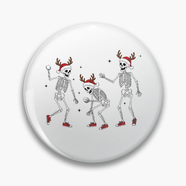Item preview, Skeleton Snowball Fight Christmas Skeleton  designed and sold by KroghDs.