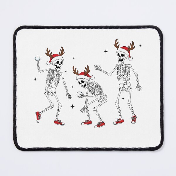 Item preview, Skeleton Snowball Fight Christmas Skeleton designed and sold by KroghDs.