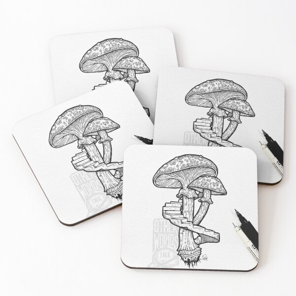 Item preview, Whimsical Forest Mushrooms designed and sold by Patrycjabeauty.
