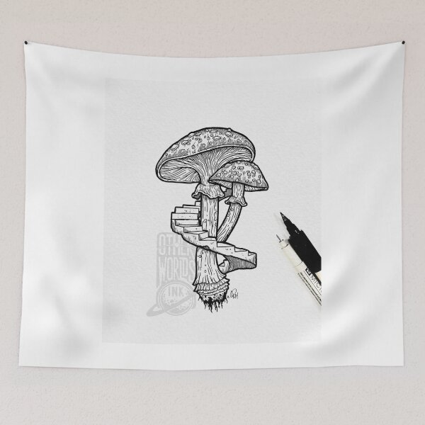 Item preview, Whimsical Forest Mushrooms designed and sold by Patrycjabeauty.