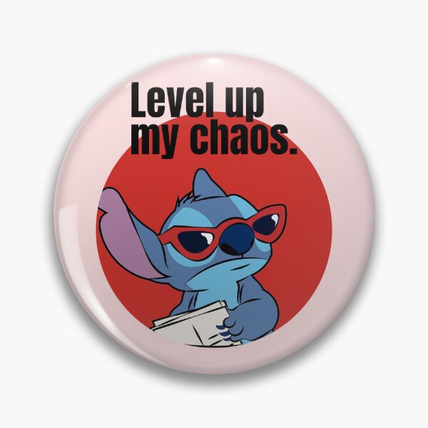 Item preview, Stitch - Level Up My Chaos. designed and sold by Terrero.