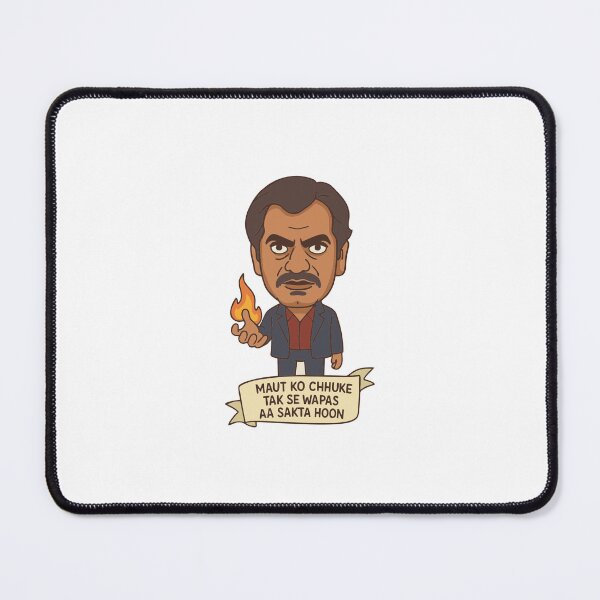 Item preview, Maut Ko Chhuke Tak Se Wapas Aa Sakta Hoon” Hindi Dialogue  designed and sold by Pinpondesigns.