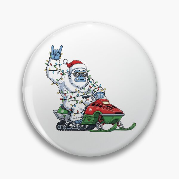 Artikelvorschau, Rockin' Yeti Schneemobil Weihnachts-Yeti entworfen und verkauft von KroghDs.