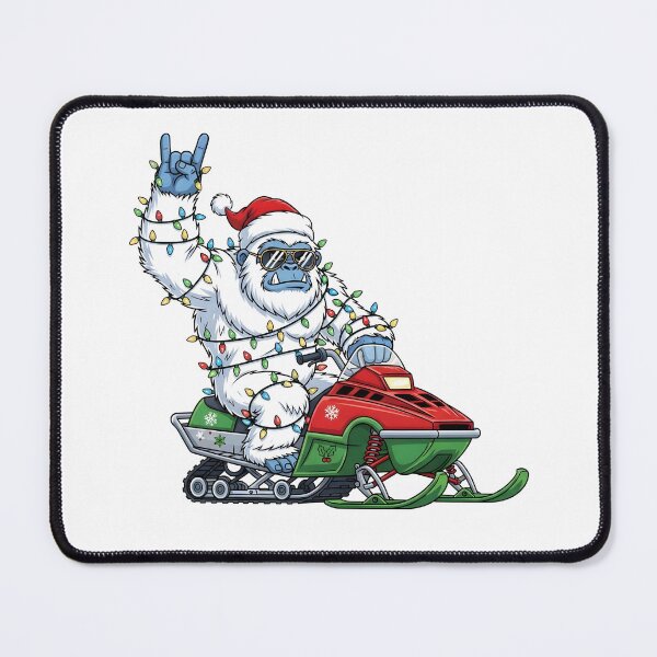 Item preview, Rockin' Yeti Snowmobile Christmas Yeti designed and sold by KroghDs.
