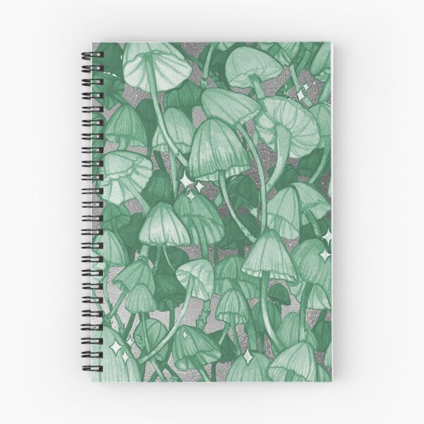 Item preview, Mint and Silver Mushrooms designed and sold by JJLosh.