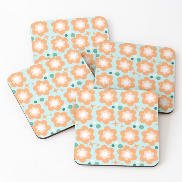 Item preview, the flower garden of a showgirl orange/mint designed and sold by spicystylesco.