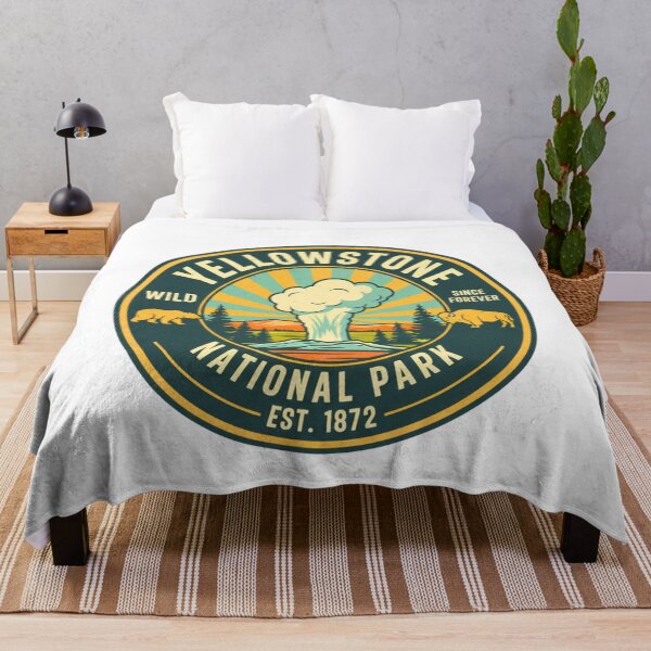 Item preview, Yellowstone National Park Wild Since Forever T-Shirt | Vintage Nature Lover Tee designed and sold by FitEnvy.
