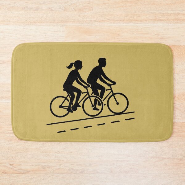 Item preview, Romantic Evening Ride — Couple on Bicycles designed and sold by SilentPowerArt.