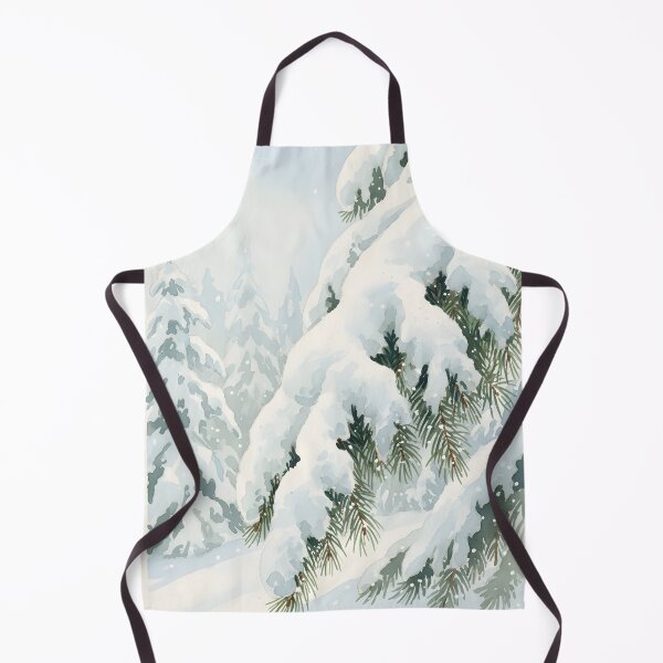 Item preview, Heavy Snow Blanketing Pine Tree Branches designed and sold by homydesign.