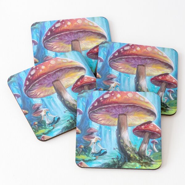 Item preview, Mystical Moonlit Mushrooms designed and sold by Patrycjabeauty.