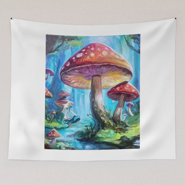 Item preview, Mystical Moonlit Mushrooms designed and sold by Patrycjabeauty.