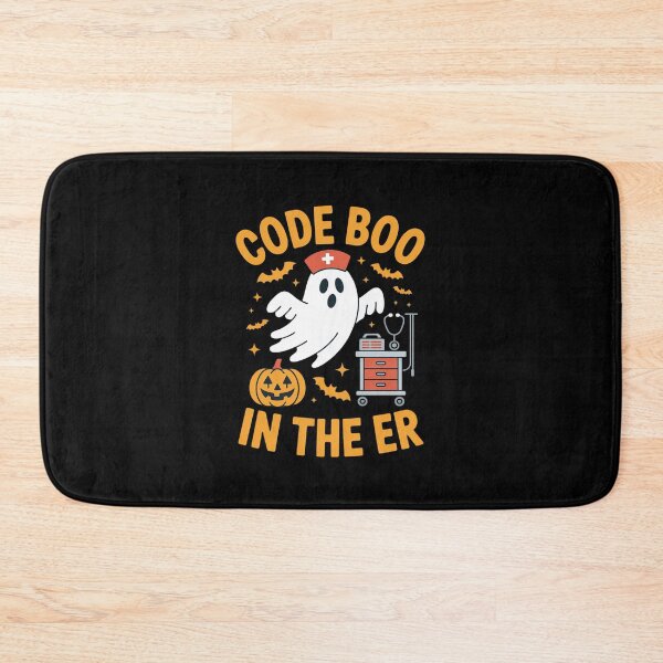 Item preview, Spooky Halloween Code Boo In The ER Emergency Room Nurse designed and sold by imsamaharem.