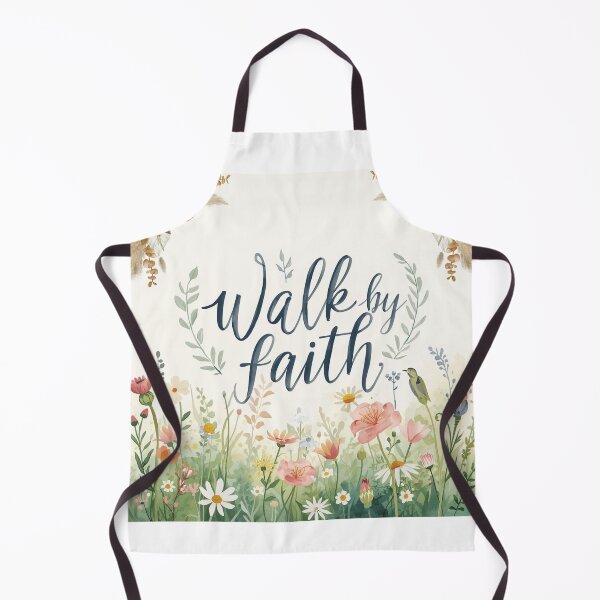 Artikelvorschau, handgeschriebenes „Walk by Faith“, geschwungene Schrift mit dezenten Verzierungen entworfen und verkauft von tsintsinshop.