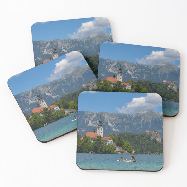 Item preview, Lake Bled, paddle boarders  designed and sold by rich1mages.