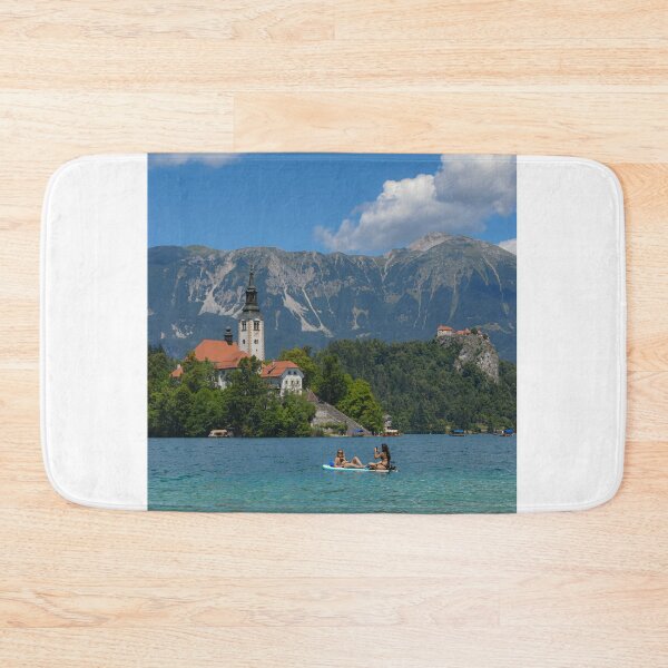 Item preview, Lake Bled, paddle boarders  designed and sold by rich1mages.