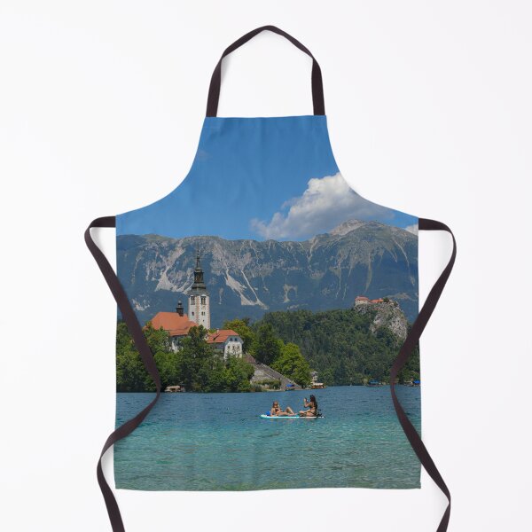 Item preview, Lake Bled, paddle boarders designed and sold by rich1mages.