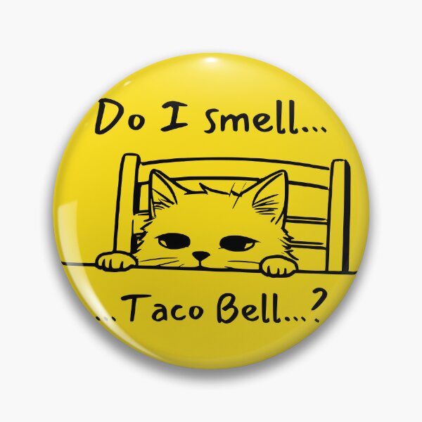 Item preview, Taco Bell Cat – Funny Fast Food Sticker & Apparel Design designed and sold by DesignMyHeart.