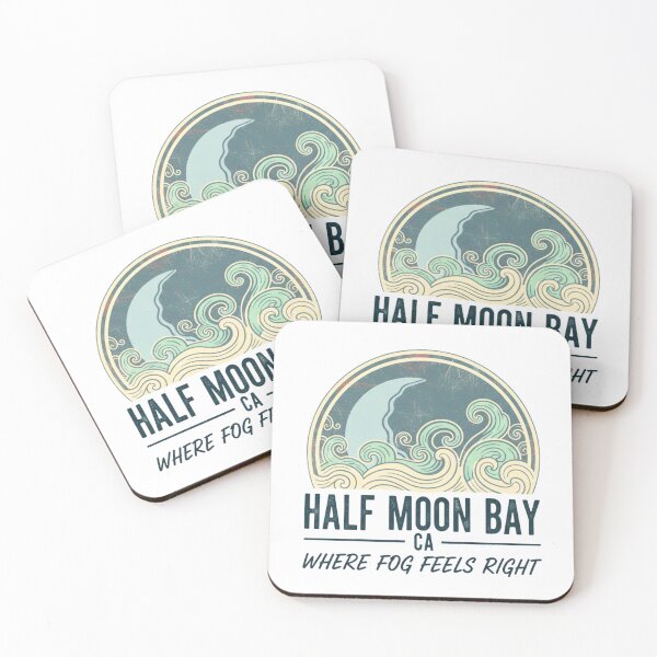 Item preview, Half Moon Bay California Coastal Runner Tee | CA Beach Workout & Yoga Apparel designed and sold by FitEnvy.