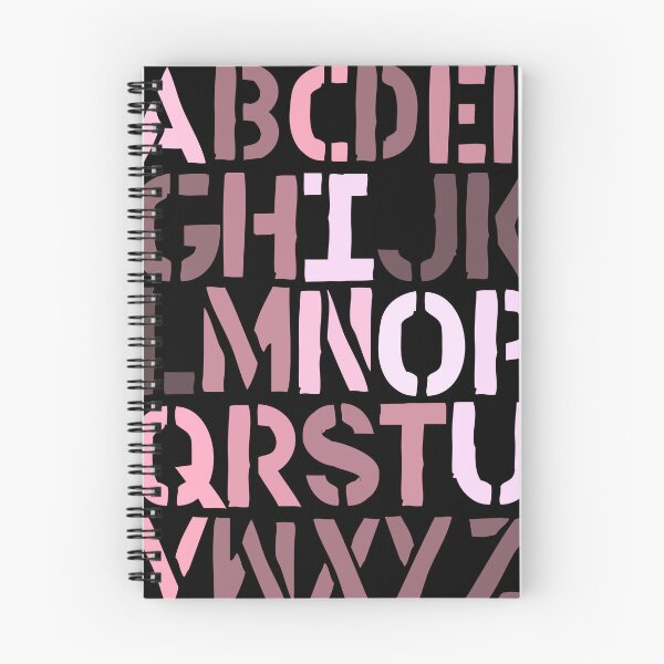 Item preview, Abstract Alphabet Typography Art in Pink Tones designed and sold by NNAANN.