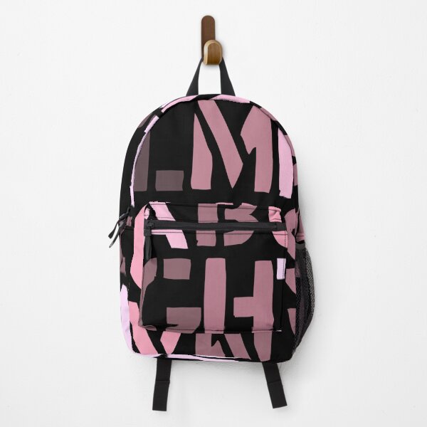 Item preview, Abstract Alphabet Typography Art in Pink Tones designed and sold by NNAANN.