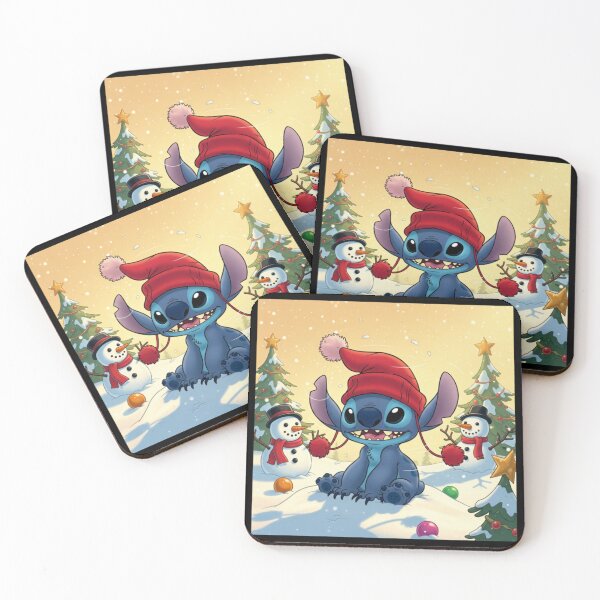 Item preview, Stitch sitting in the snow Sticker designed and sold by RykerKare.