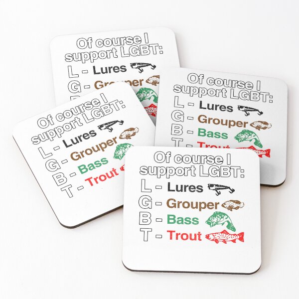 Item preview, Of Course I Support LGBT Funny Fishing Pun Fishing Lover designed and sold by jakaun.