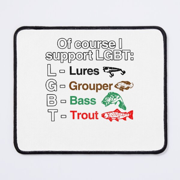 Item preview, Of Course I Support LGBT Funny Fishing Pun Fishing Lover designed and sold by jakaun.