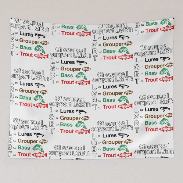Item preview, Of Course I Support LGBT Funny Fishing Pun Fishing Lover designed and sold by jakaun.