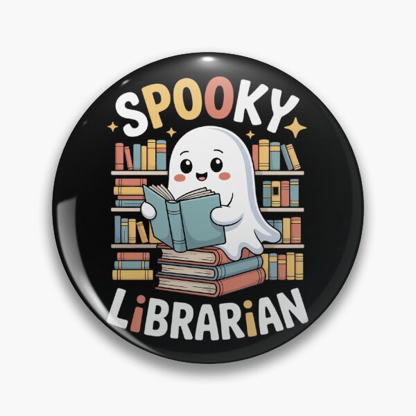 Artikelvorschau, Gruselige Bibliothekarin Boo-Geisterbuch Halloween-Bibliothek entworfen und verkauft von imsamaharem.