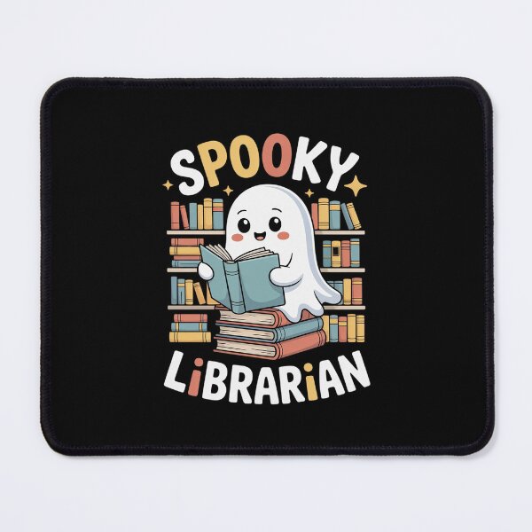 Item preview, Spooky Librarian Boo-Ghost Book Halloween Library designed and sold by imsamaharem.