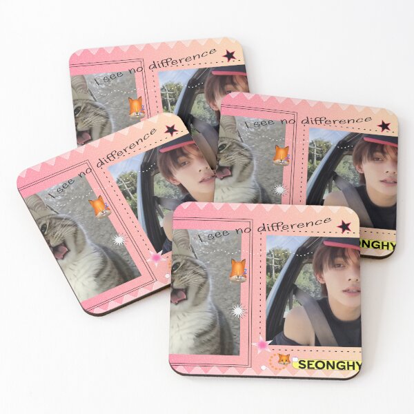 Item preview, Cortis Seonghyeon Cat Meme designed and sold by Greatbluewhale3.