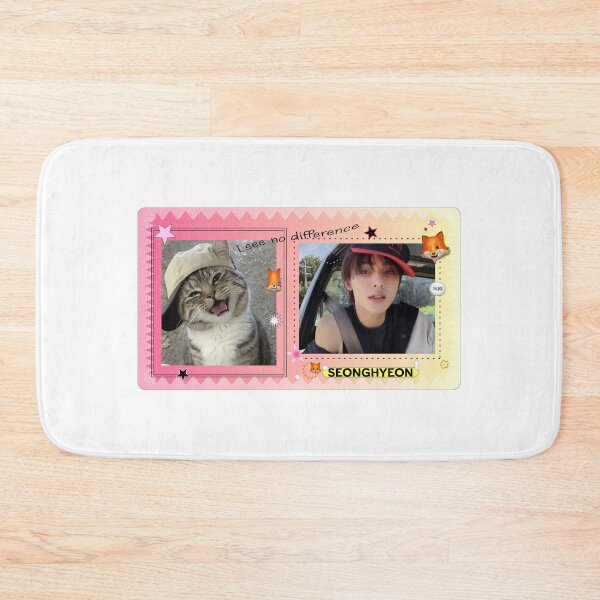 Item preview, Cortis Seonghyeon Cat Meme designed and sold by Greatbluewhale3.