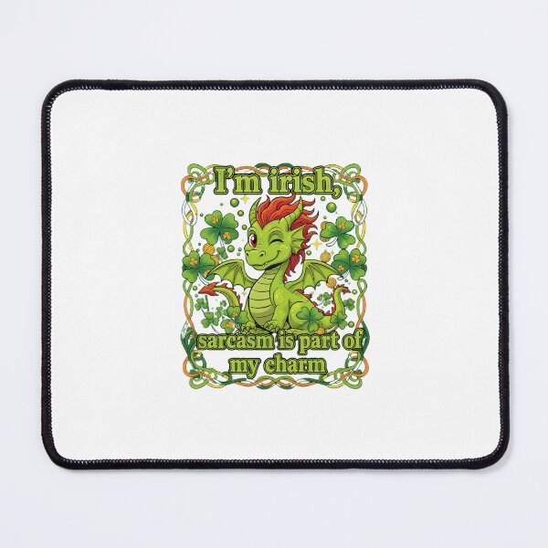 Item preview, Dragon I'm Irish Sarcasm Charm designed and sold by Evat1996.