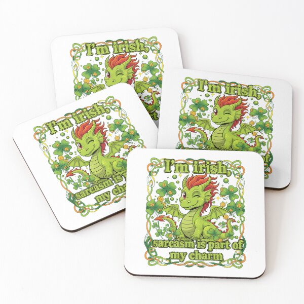 Item preview, Dragon I'm Irish Sarcasm Charm designed and sold by Evat1996.