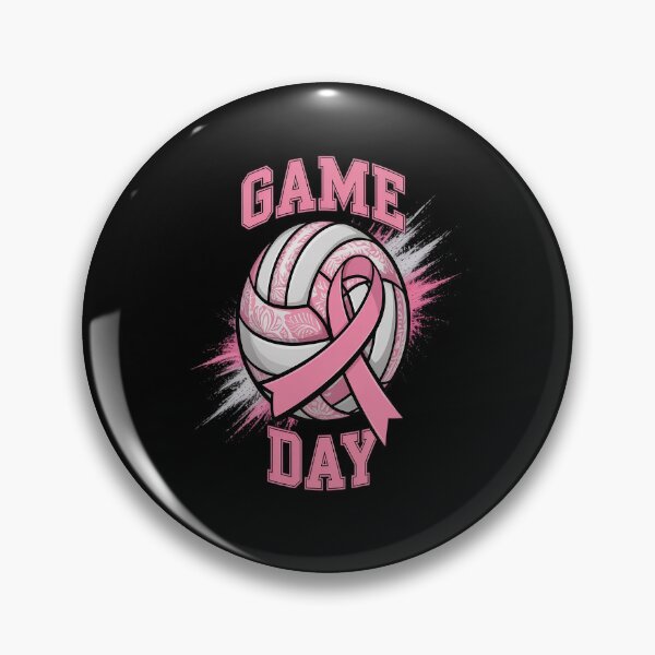 Item preview, Bleached Game Day Breast Cancer Awareness Pink Volleyball designed and sold by RonnasJackson.