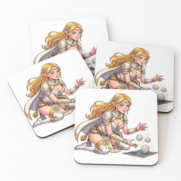Item preview, Roll for Healing: Elven Cleric Rolling Dice designed and sold by SkinnyFlatWhite.