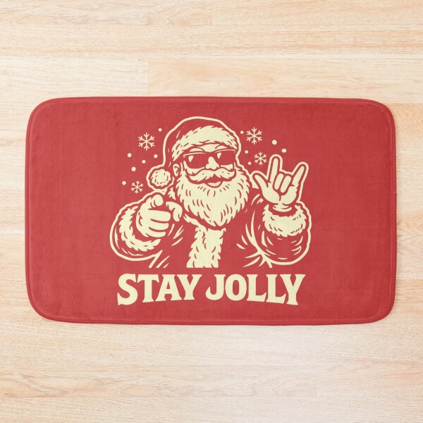 Item preview, Stay Jolly Cool Santa Christmas designed and sold by JerdbordinShop.