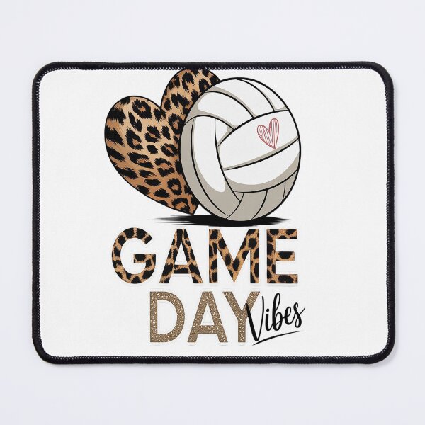 Item preview, Bleached Volleyball Game Day Vibes Volleyball Mom Leopard designed and sold by RonnasJackson.