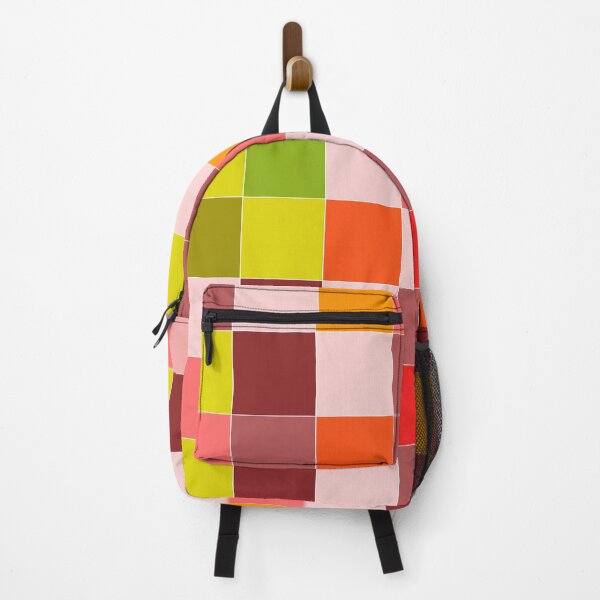 Item preview, Modern Warm Retro Mosaic – Colorful Abstract Grid Pattern designed and sold by DeeLulu.