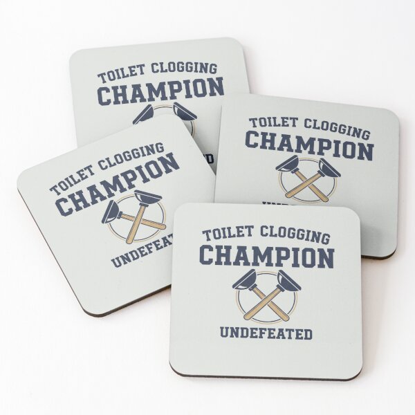 Item preview, Toilet Clogging Champion Undefeated Graphic Design | Varsity Style Plunger Humor designed and sold by axiksa10.