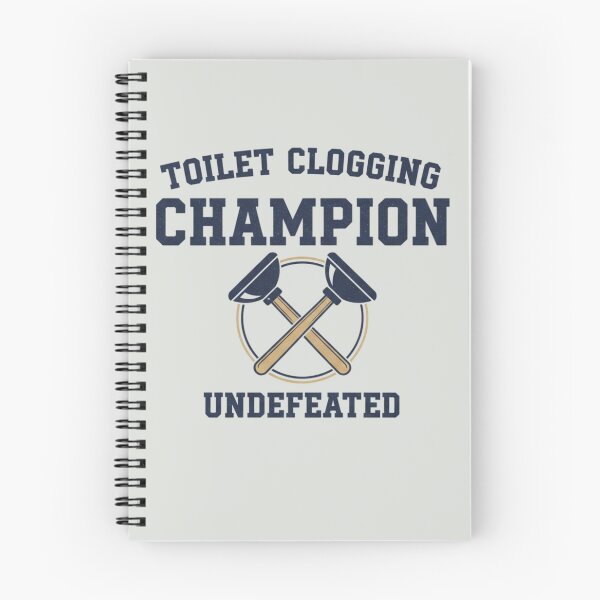 Item preview, Toilet Clogging Champion Undefeated Graphic Design | Varsity Style Plunger Humor designed and sold by axiksa10.