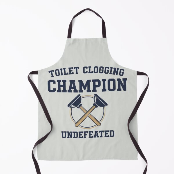 Item preview, Toilet Clogging Champion Undefeated Graphic Design | Varsity Style Plunger Humor designed and sold by axiksa10.