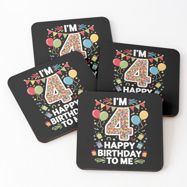 Item preview, 4th Happy Birthday 4 Years Old I'm 4 Year Old Boys Girls designed and sold by DentistLegal.