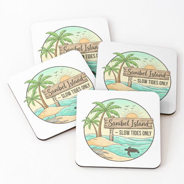Item preview, Sanibel Island Florida Vibes Beach Vacation Shelling Paradise Tee designed and sold by FitEnvy.