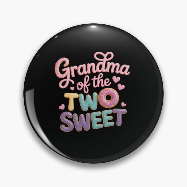 Item preview, Grandma Of The Two Sweet Donut Birthday Family Theme Girl designed and sold by RonnasJackson.