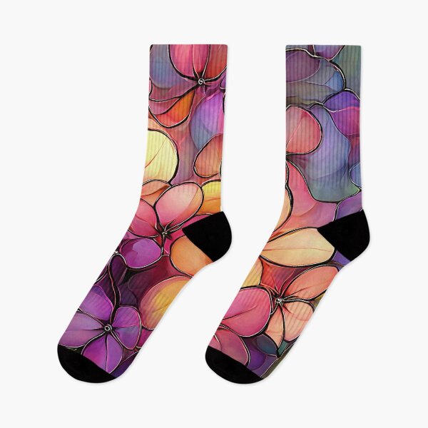 Item preview, Fairytale Storybook Stained-Glass-Inspired Elegant Graceful Flowers designed and sold by DEC02.
