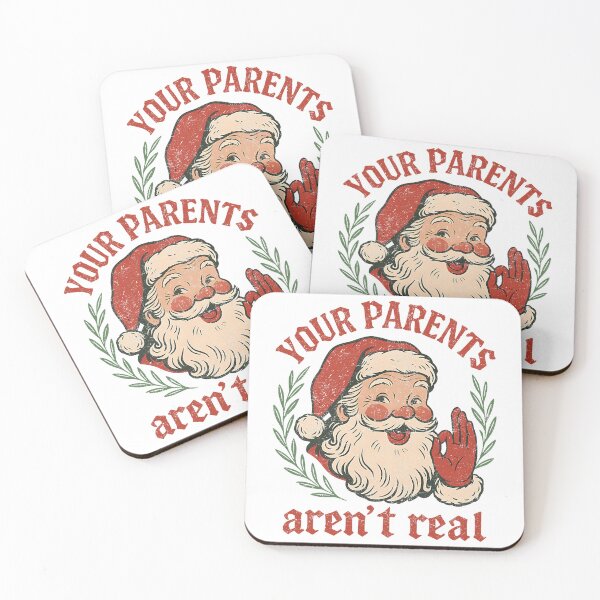 Item preview, Your Parents Aren't Real Funny Santa Claus Christmas Saying designed and sold by pansak.